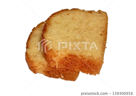 pound cake isolated on white background pound cake isolated on white background 139300958