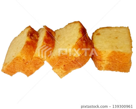 pound cake isolated on white background pound cake isolated on white background 139300961