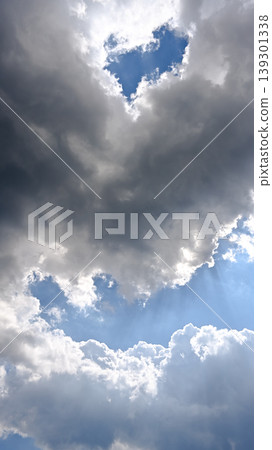 A cloudy sky (vertical composition) 139301338