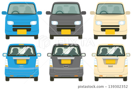 輕型車前後車身顏色可選（藍色、灰色、米色） 139302352