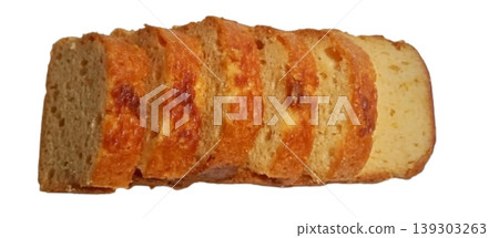 pound cake isolated on white background pound cake isolated on white background 139303263