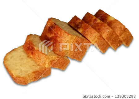 pound cake isolated on white background pound cake isolated on white background 139303298