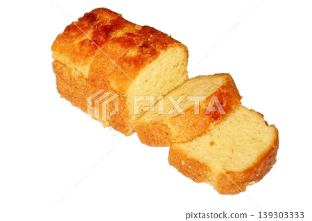 pound cake isolated on white background pound cake isolated on white background 139303333
