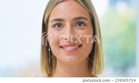 Happy, portrait and woman in office with human resources, onboarding or welcome in blurred background. Hr, smile and we are hiring with professional recruitment manager in workplace or company Happy, portrait and woman in office with human resources, onboarding or welcome in blurred background. Hr, smile and we are hiring with professional recruitment manager in workplace or company 139305724