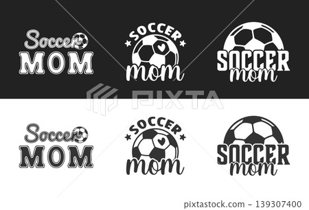 Soccer mom black and white t-shirt design, Typography t-shirt design, Soccer mom t-shirt graphics, Mother's day t-shirt design, Soccer mom svg vectors. Soccer mom black and white t-shirt design, Typography t-shirt design, Soccer mom t-shirt graphics, Mother's day t-shirt design, Soccer mom svg vectors. 139307400