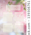 Schedule template journal page with sakura bloom, To Do List or planner, diary or note paper. 139308761