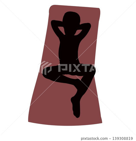 a boy sitting body silhouette vector a boy sitting body silhouette vector 139308819
