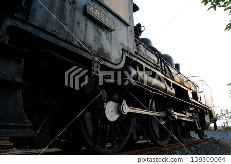 保存在新里站前的8620型蒸汽機車 保存在新里站前的8620型蒸汽機車 139309064