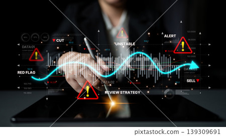 Economic Caution and Risk Alert in Volatile Market with Financial Warning Spline Economic Caution and Risk Alert in Volatile Market with Financial Warning Spline 139309691
