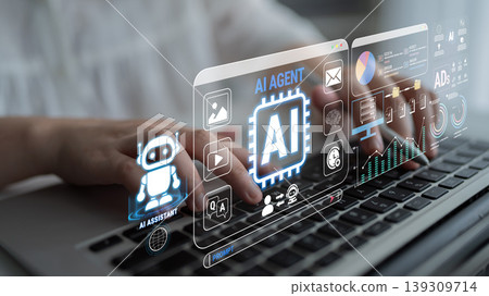 Innovative Digital Transformation with AI Agent Technology Enhancing User Experience in Modern Workspace Environments and Advancing Business Solutions Fluxor 139309714