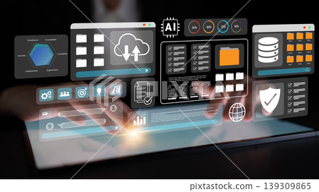 Digital file management system and cloud collaboration platform concept Parse 139309865