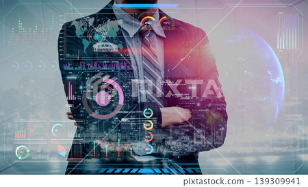 Global network connection interface show worldwide digital communication Thunk Global network connection interface show worldwide digital communication Thunk 139309941