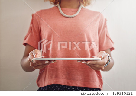 Tablet, technology or hands of woman with research for growth, revenue or data analysis online. Web design, networking or person working on algorithm strategy or digital SEO on web report update Tablet, technology or hands of woman with research for growth, revenue or data analysis online. Web design, networking or person working on algorithm strategy or digital SEO on web report update 139310121