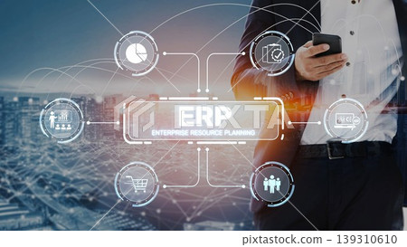 ERP System Dashboard for Enterprise Resource Planning and Business Muxer ERP System Dashboard for Enterprise Resource Planning and Business Muxer 139310610