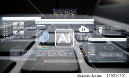 AI Brain Processing Data with Generative Artificial Intelligence Concept Muxer AI Brain Processing Data with Generative Artificial Intelligence Concept Muxer 139310801