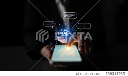 AI Prompt Engineering Interface with Neural Chip and Virtual Chatbot. Corpus 139311035