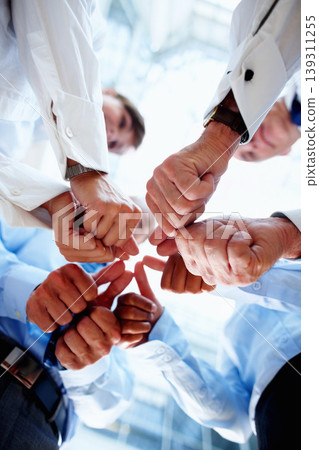 Teamwork, business people and group with thumbs up, support and feedback with like, emoji and agreement. Manager, staff and employees with hand gesture, review and icon with low angle and solidarity Teamwork, business people and group with thumbs up, support and feedback with like, emoji and agreement. Manager, staff and employees with hand gesture, review and icon with low angle and solidarity 139311255