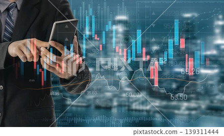 Candlestick Chart and Market Trend Analysis Marrow 139311444