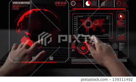 Global network connection interface show worldwide digital communication Thunk Global network connection interface show worldwide digital communication Thunk 139311492