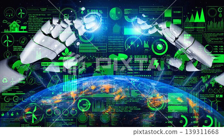 AI Supporting Green Business and Sustainable Growth AI Supporting Green Business and Sustainable Growth 139311668