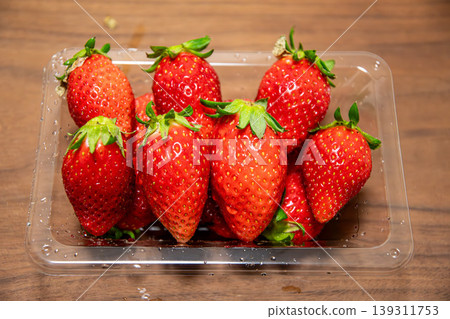 Freshly picked, juicy strawberries Freshly picked, juicy strawberries 139311753