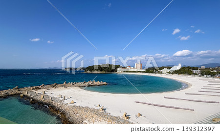 Scenery around Shirahama Beach in Shirahama Town, Wakayama Prefecture 139312397