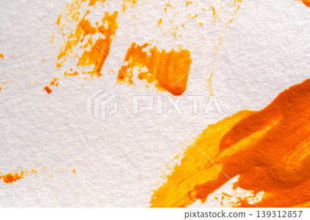 A background image featuring orange watercolors scattered across white paper. A background image featuring orange watercolors scattered across white paper. 139312857