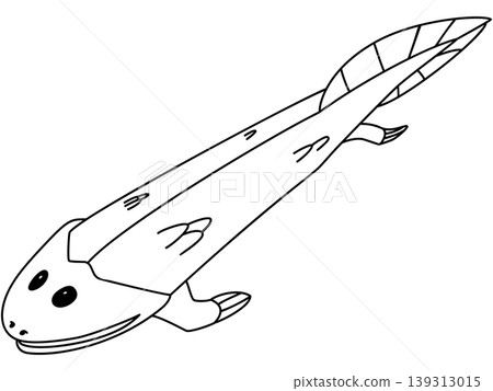 提克塔利克魚的普普藝術風格插圖 139313015