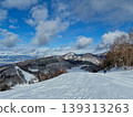 Scenery from the snowy mountain ski resort 139313263