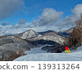 Scenery from the snowy mountain ski resort 139313264