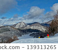 Scenery from the snowy mountain ski resort 139313265