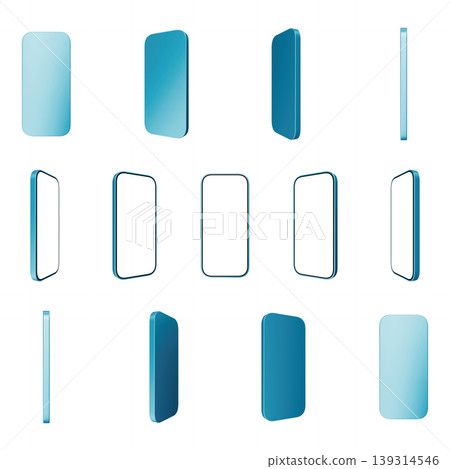 Smartphones from various angles 139314546