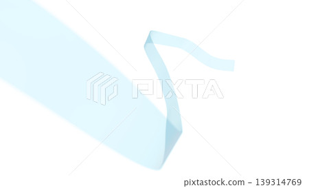 Flowing fabric - impactful presentation cover with white background - CG Flowing fabric - impactful presentation cover with white background - CG 139314769