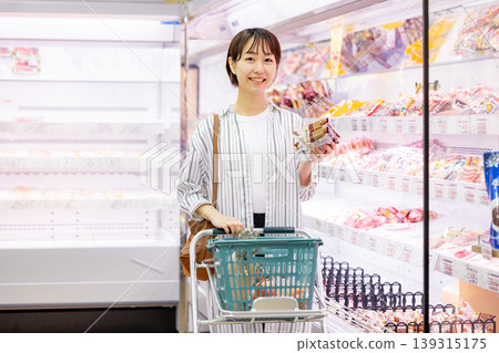 肉品區、購物、女人 139315175