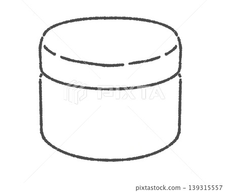 Plain cream jar Plain cream jar 139315557