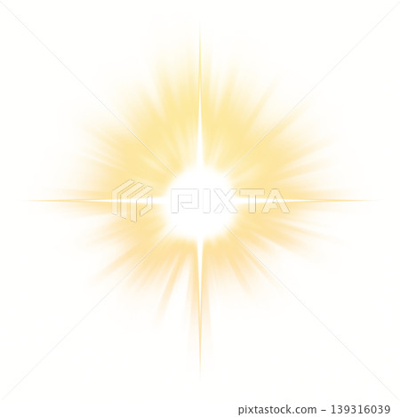 金色星光,散發光芒,透明背景 金色星光,散發光芒,透明背景 139316039