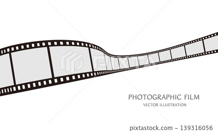 16:9 background material: Vector illustration data of dynamic 35mm photographic film 16:9 background material: Vector illustration data of dynamic 35mm photographic film 139316056