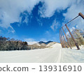 Ski resort on a sunny day in winter 139316910