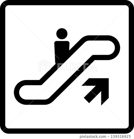 escalator icon 139316925