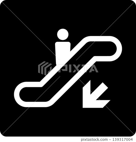 escalator icon escalator icon 139317004