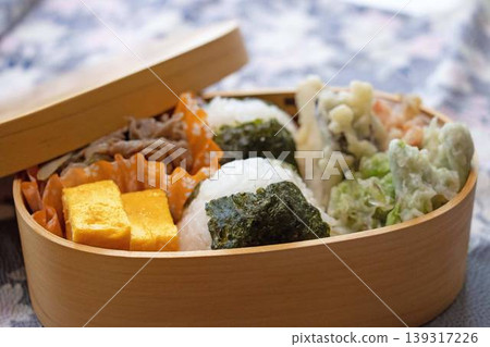 Handmade bento box Handmade bento box 139317226