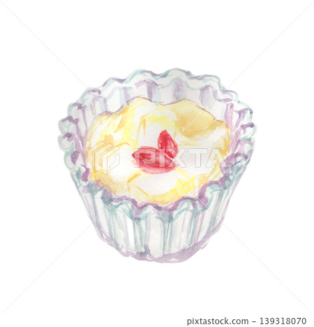 杏仁豆腐水彩插圖 杏仁豆腐水彩插圖 139318070