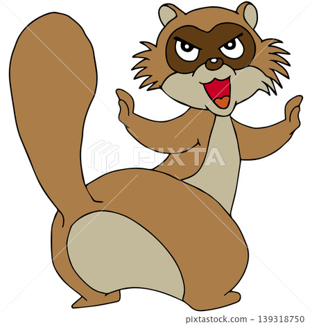 A fun animal illustration ☆ Raccoon A fun animal illustration ☆ Raccoon 139318750