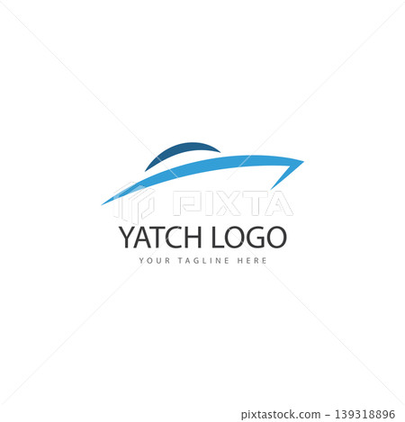 yacht logo design template icon 139318896