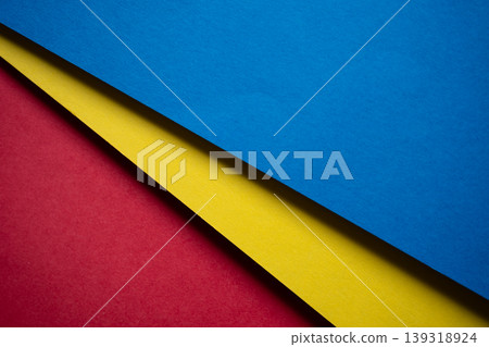 yellow, blue, and red construction paper background yellow, blue, and red construction paper background 139318924