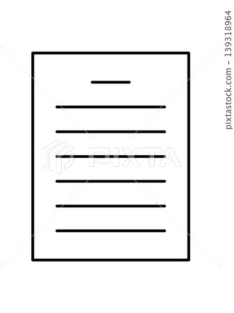 Document icon, document vector illustration, single unit Document icon, document vector illustration, single unit 139318964