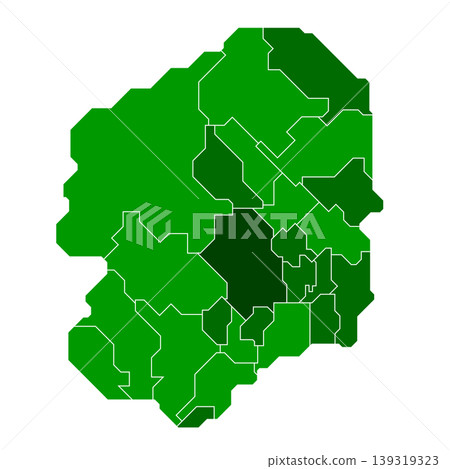 Map of municipalities in Tochigi Prefecture (administrative divisions and boundaries) Map of municipalities in Tochigi Prefecture (administrative divisions and boundaries) 139319323