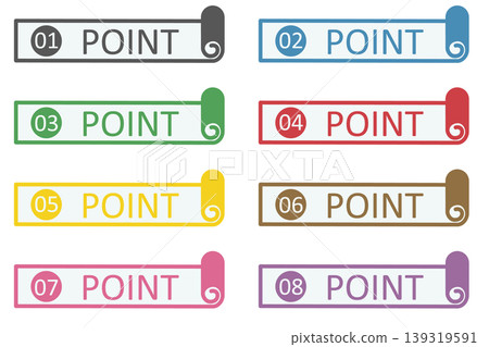 Illustration materials: Points, Important, Check, Attention, Caution, Numbers Illustration materials: Points, Important, Check, Attention, Caution, Numbers 139319591