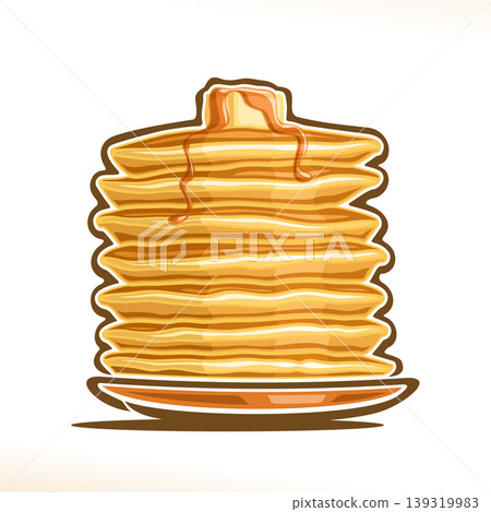 Vector logo for Pancakes 139319983