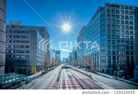 東京、昭和街頭和陽光 東京、昭和街頭和陽光 139320039